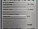Panneau d'information avec gravure pour devanture de b&acirc;timent