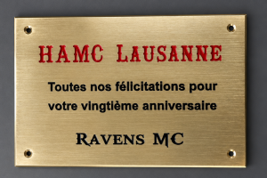 01 plaque en metal