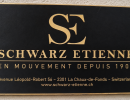 Gravure sur plaque en m&eacute;tal pour entr&eacute;e d'immeuble ou de cabinet