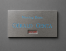 01 plaque en metal